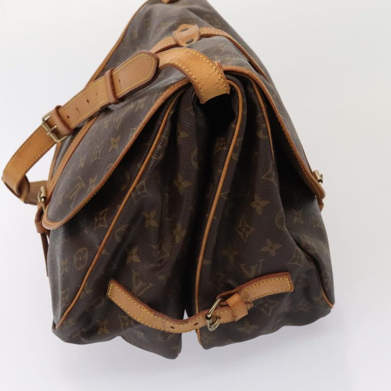 Louis Vuitton Saumur 35  Canvas Shoulder Bag - Barde - Image 4