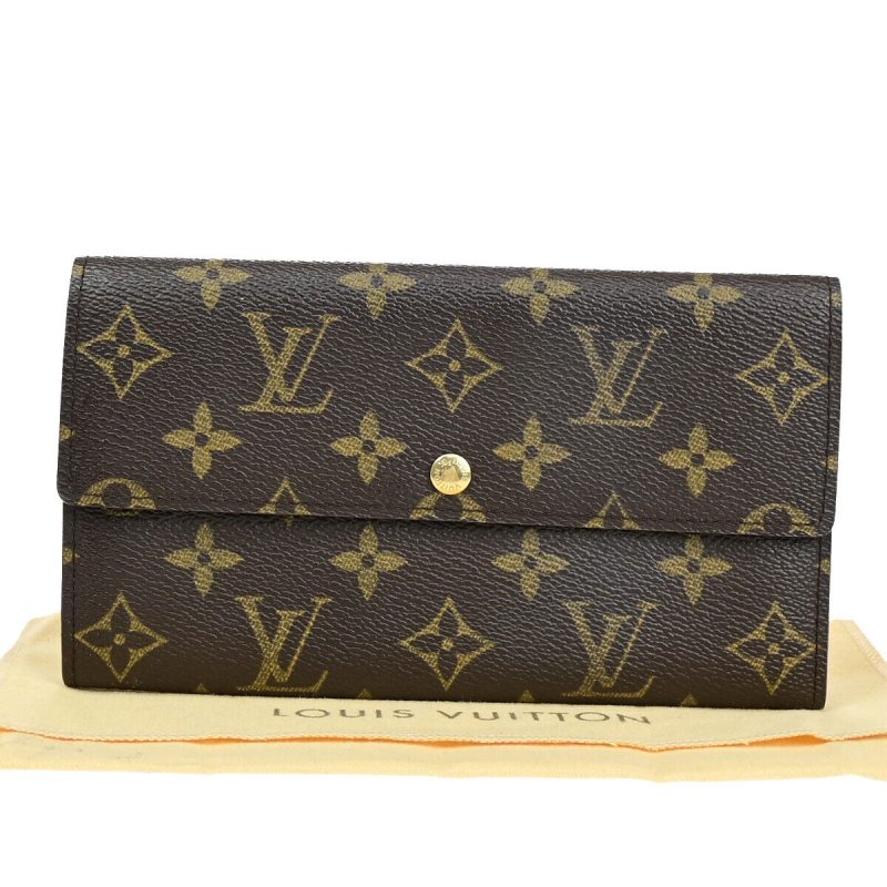 Louis Vuitton Porte Monnaie Cit  Canvas Wallet - Barde