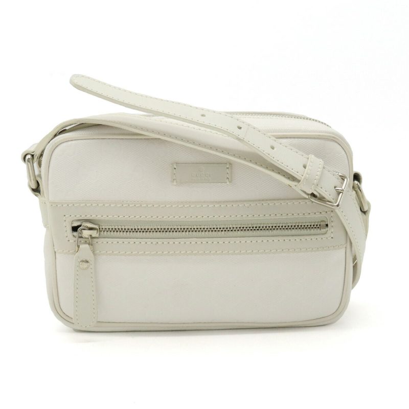 Gucci GG Imprime Shoulder Bag White - Barde