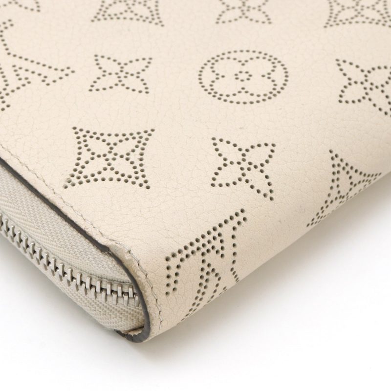 Louis Vuitton Monogram Mahina Zippy Wallet Ivory - Barde - Image 3