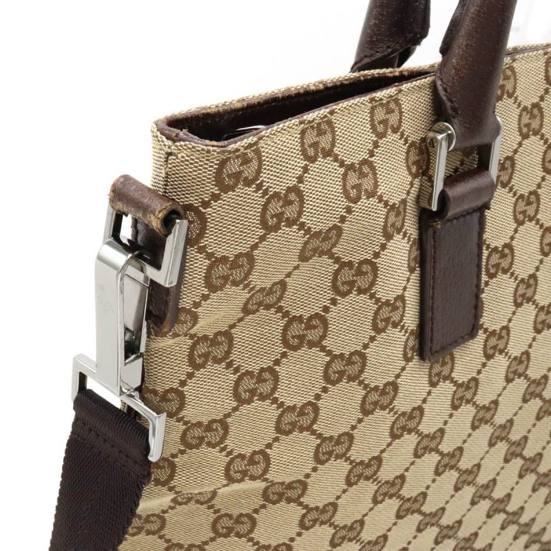 Gucci GG Canvas Leather Tote Bag 2WAY - Barde - Image 7