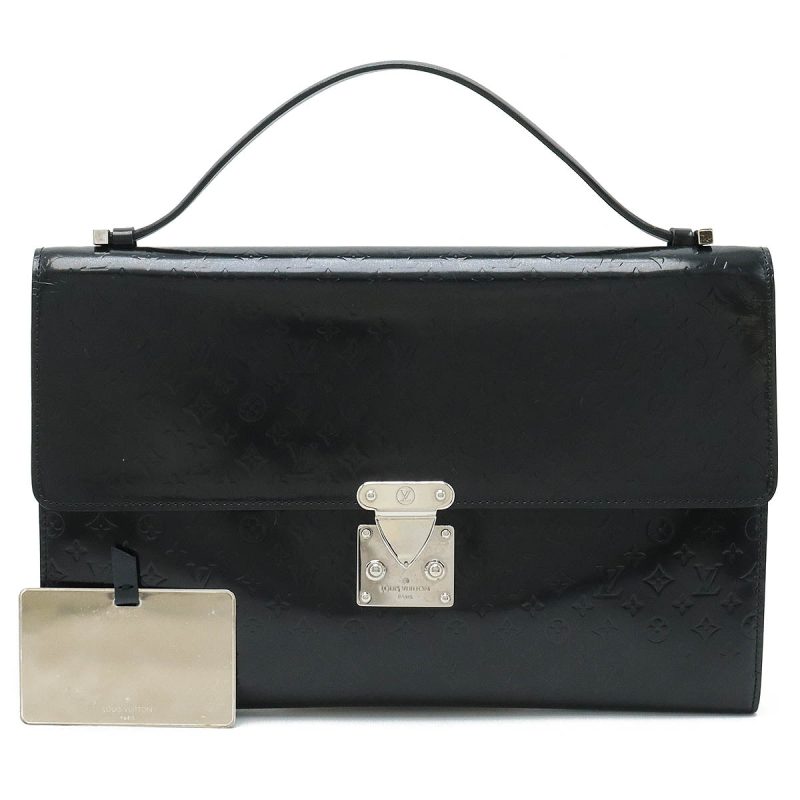 Louis Vuitton Monogram Mini Glace Anouchka GM Handbag Clutch M92229 - Barde