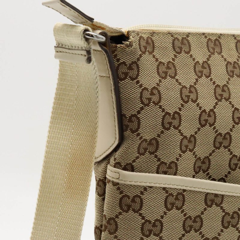 Gucci GG Canvas Leather Shoulder Bag 145857 - Barde - Image 7