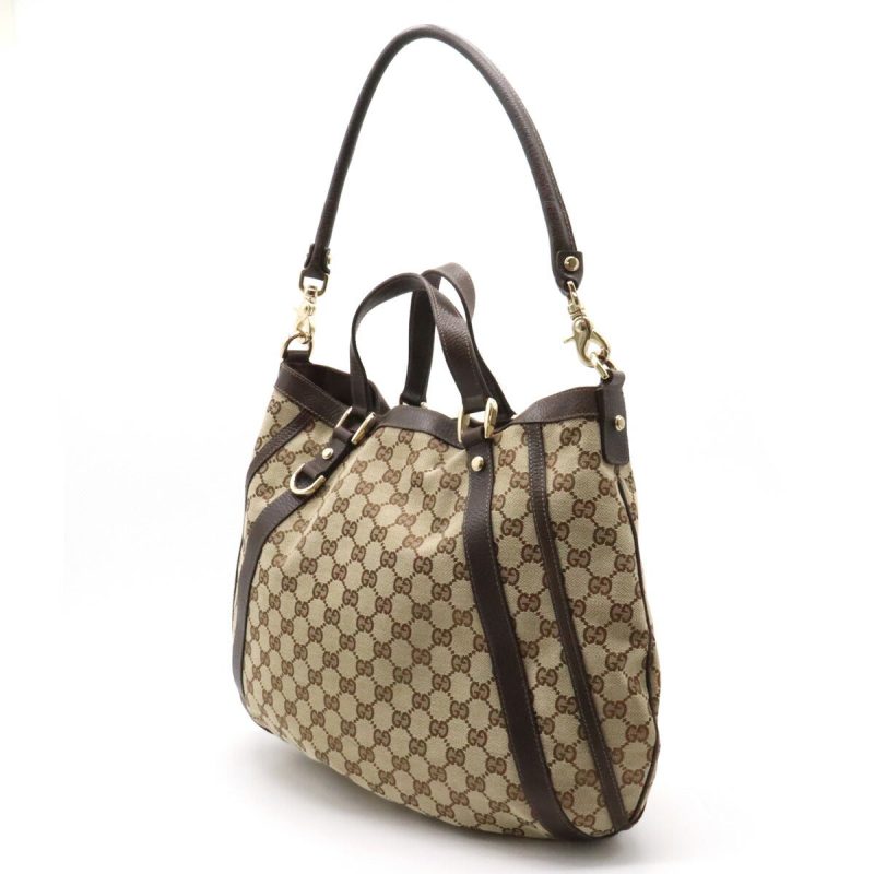 Gucci GG Canvas Leather Tote Bag 2WAY - Barde - Image 2