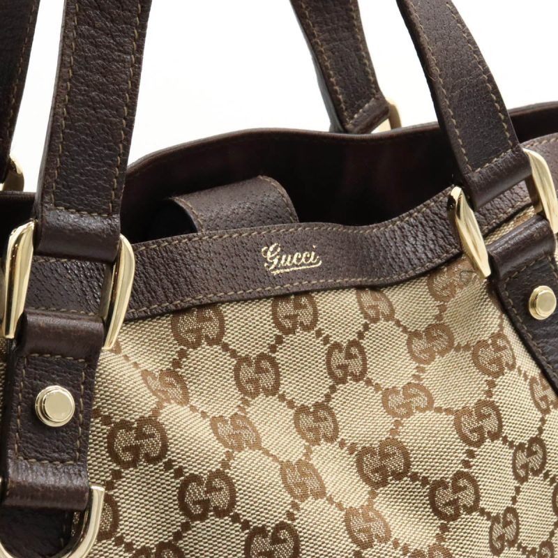 Gucci GG Canvas Leather Tote Bag 2WAY - Barde - Image 7