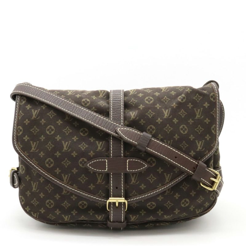 Louis Vuitton Monogram Mini Lin Saumur 30 Shoulder Bag M95227 - Barde