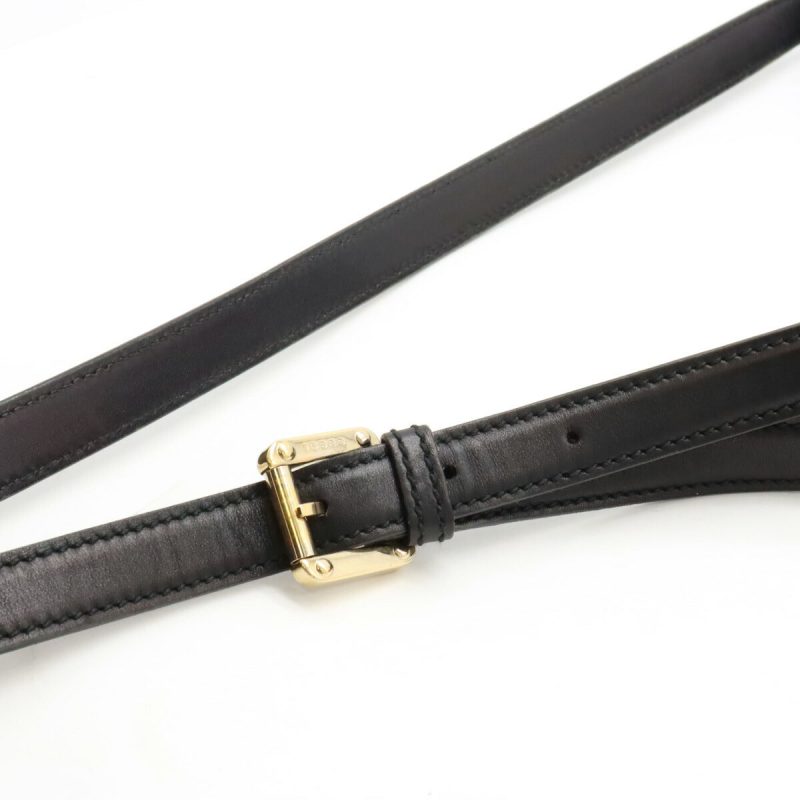 Gucci Leather Shoulder Bag Black 145991 - Barde - Image 3