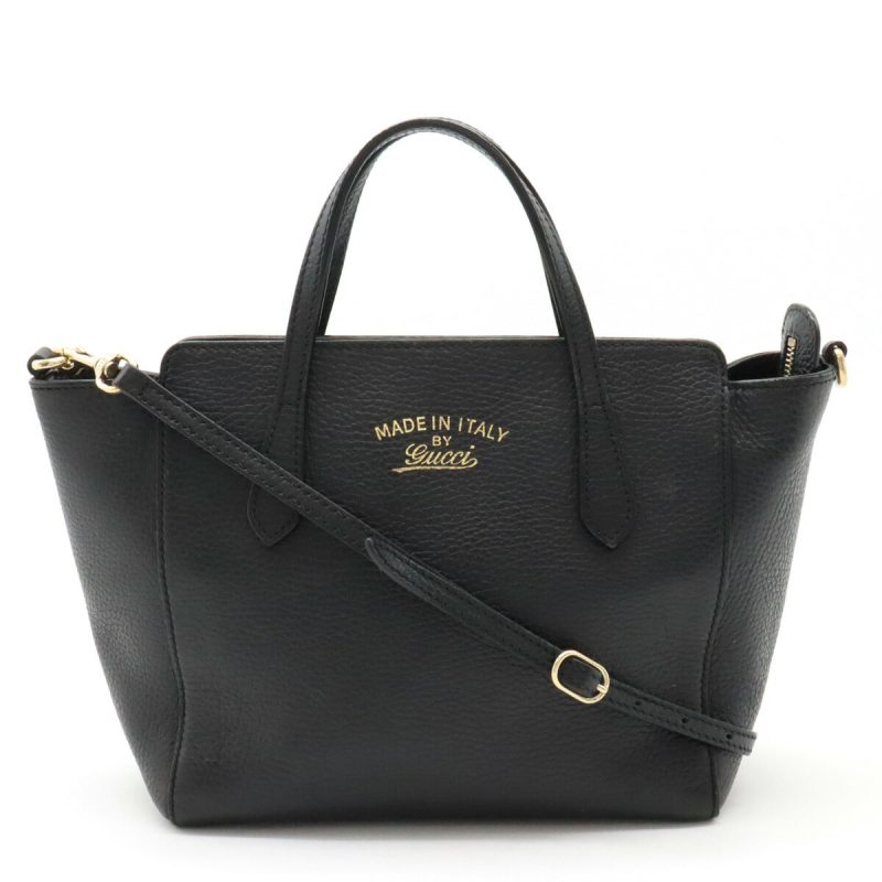Gucci Leather Swing Mini Top Handle Bag - Barde