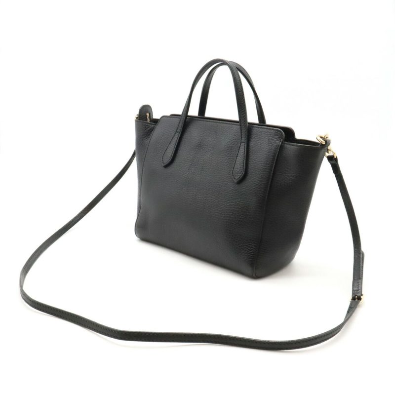 Gucci Leather Swing Mini Top Handle Bag - Barde - Image 2
