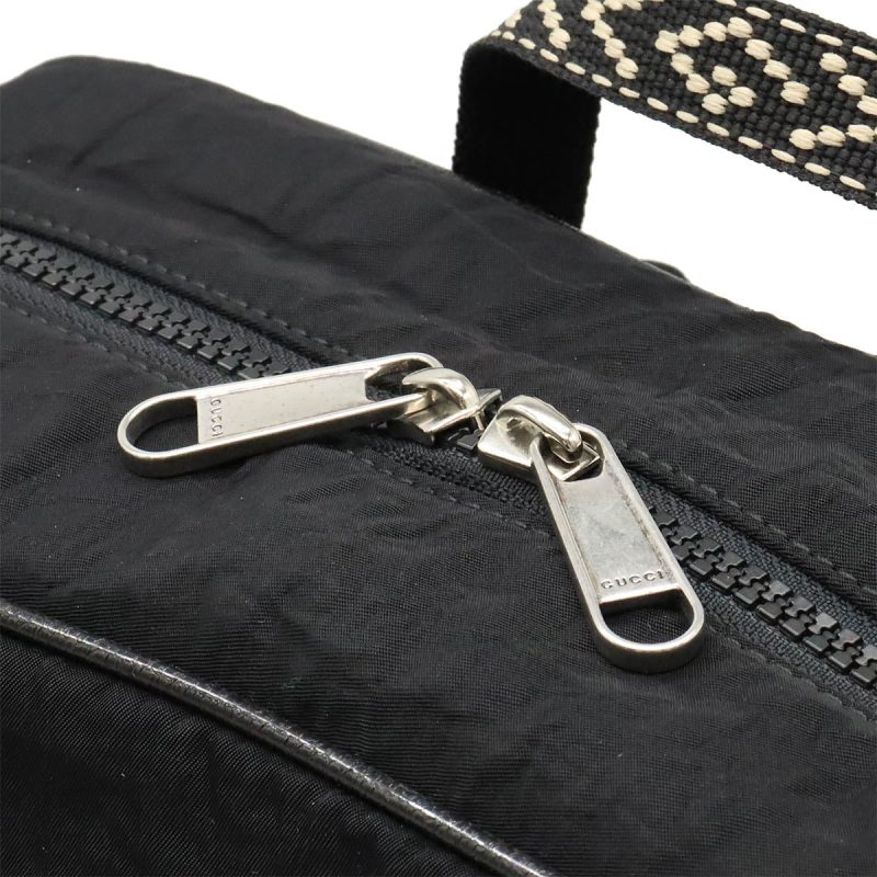 Gucci Nylon Terry Crosspatch Backpack Black - Barde - Image 6