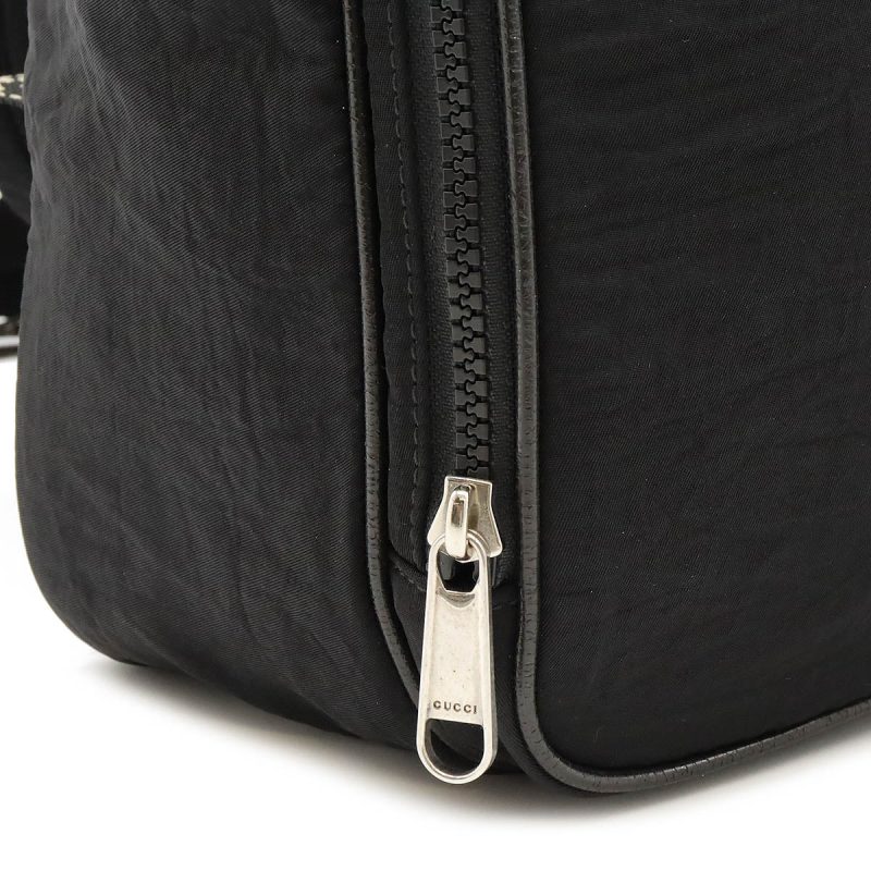 Gucci Nylon Terry Crosspatch Backpack Black - Barde - Image 8