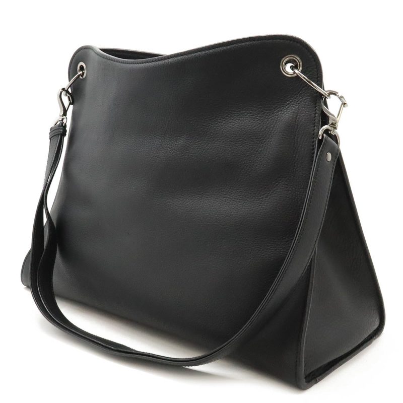 Gucci Leather Shoulder Bag Black - Barde - Image 2