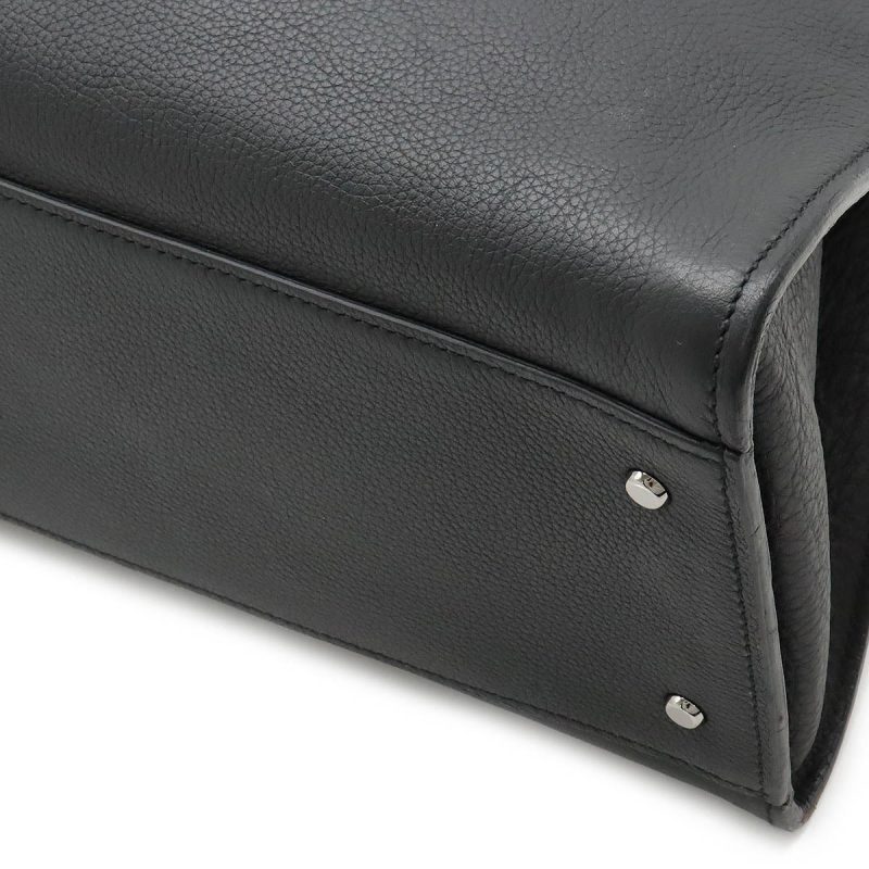 Gucci Leather Shoulder Bag Black - Barde - Image 3