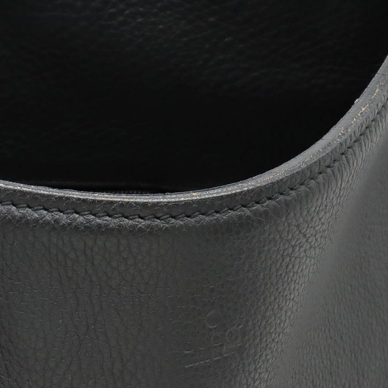 Gucci Leather Shoulder Bag Black - Barde - Image 8