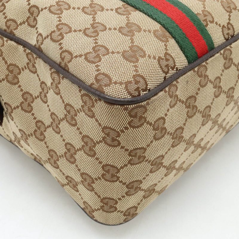 Gucci GG Canvas Leather Tote Bag 189753 - Barde - Image 3