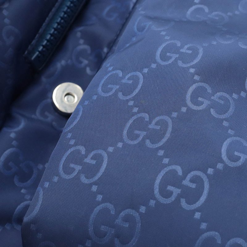 Gucci Nylon Leather Backpack Navy - Barde - Image 9