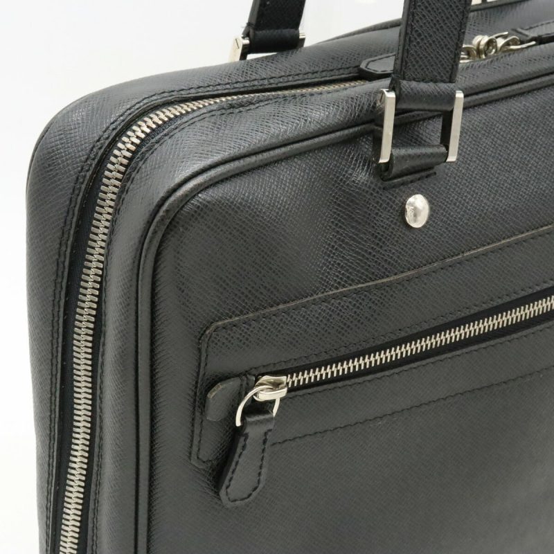 Louis Vuitton Taiga Igor Briefcase Black M31172 - Barde - Image 7