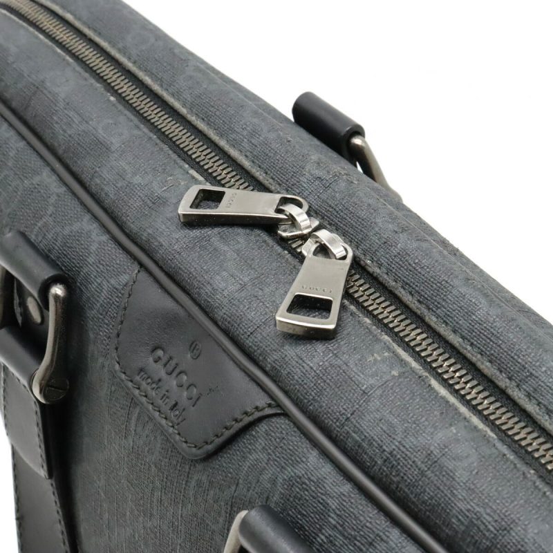 Gucci GG Supreme Business Briefcase Dark Gray - Barde - Image 6