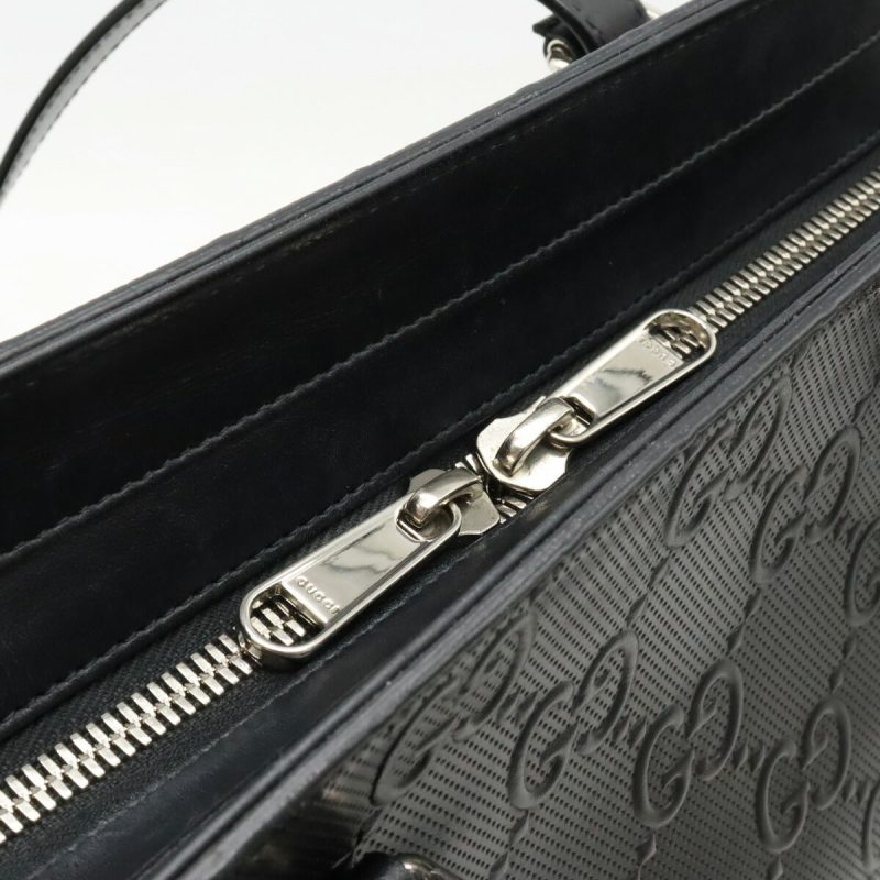 Gucci Leather GG Embossed Tote Bag - Barde - Image 7