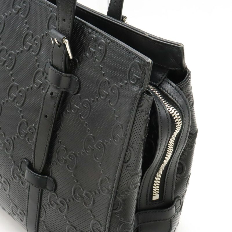 Gucci Leather GG Embossed Tote Bag - Barde - Image 8