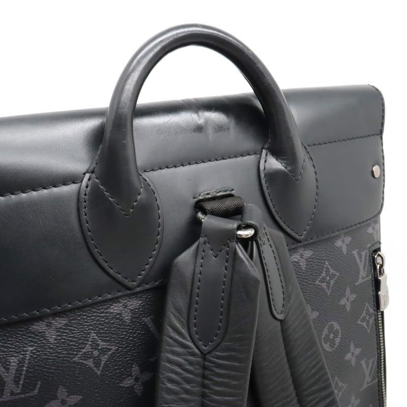 Louis Vuitton Monogram Eclipse Steamer Backpack M44052 - Barde - Image 8