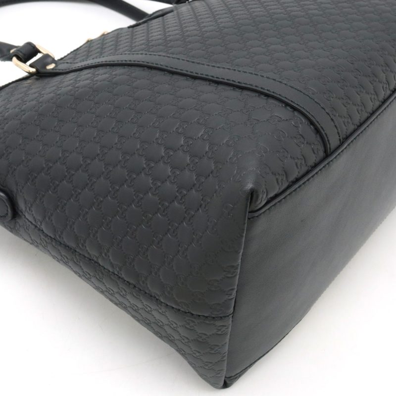 Gucci Microguccissima Leather Handbag Black - Barde - Image 3