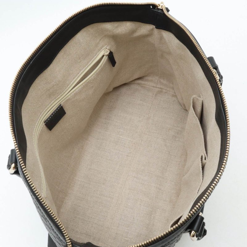 Gucci Microguccissima Leather Handbag Black - Barde - Image 6
