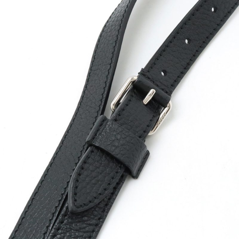 Gucci Nylon Leather Shoulder Bag Black - Barde - Image 4
