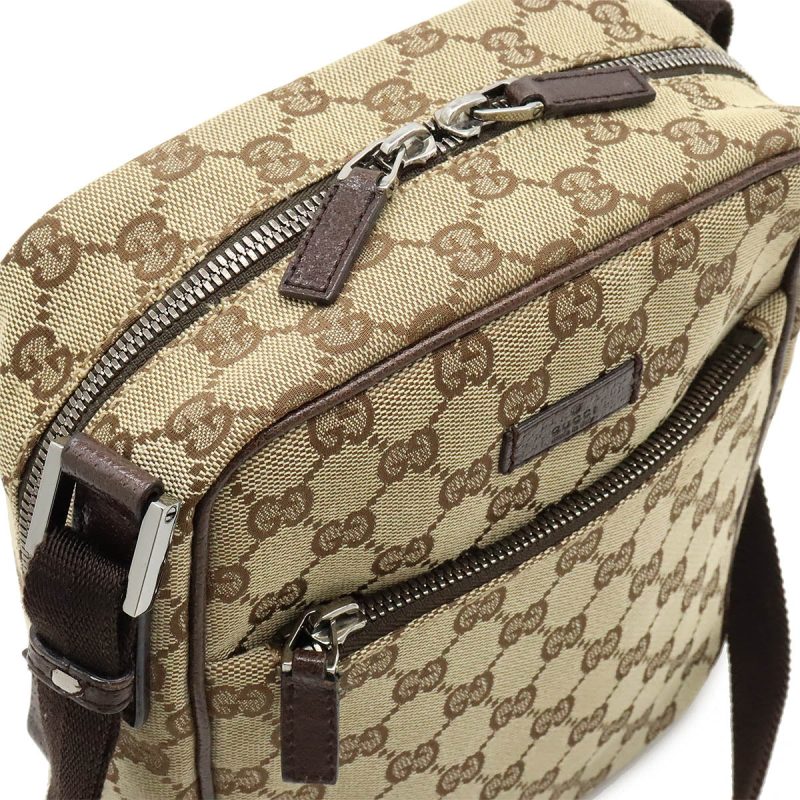 Gucci GG Canvas Leather Shoulder Bag 03136 - Barde - Image 4