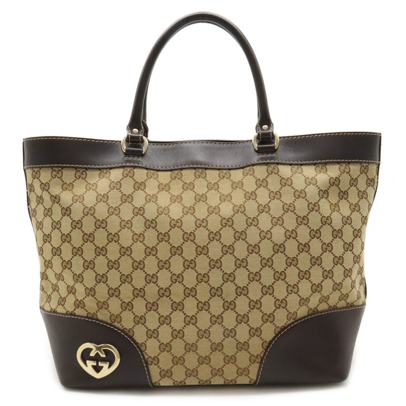 Gucci GG Canvas Lovely Heart Tote Bag 257071 - Barde