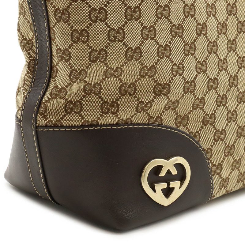 Gucci GG Canvas Lovely Heart Tote Bag 257071 - Barde - Image 8