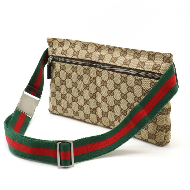 Gucci GG Canvas Leather Waist Bag 28566 - Barde - Image 2