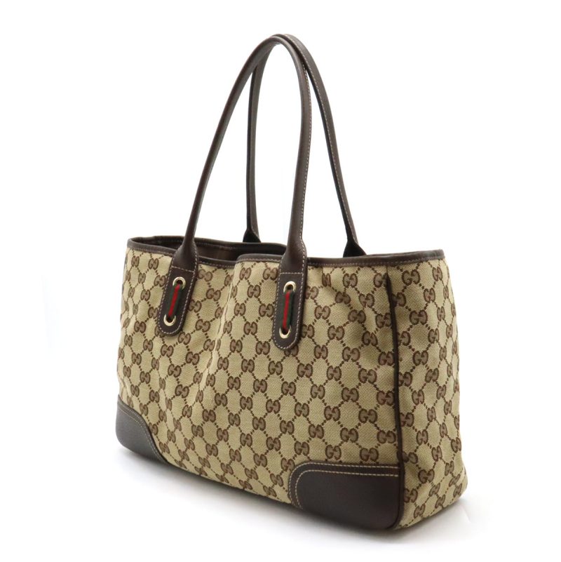 Gucci GG Canvas Princy Ribbon Tote Bag - Barde - Image 2