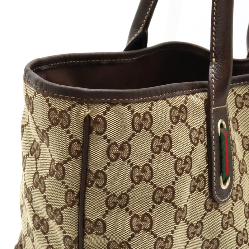 Gucci GG Canvas Princy Ribbon Tote Bag - Barde - Image 6