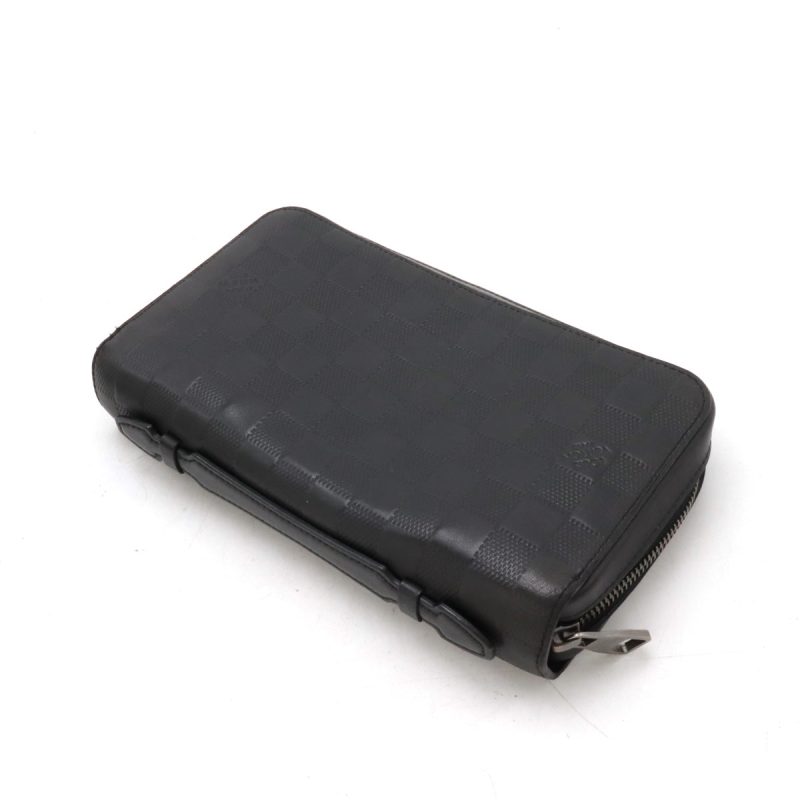 Louis Vuitton Damier Infini Leather Zippy XL Clutch Wallet N61254 - Barde - Image 2
