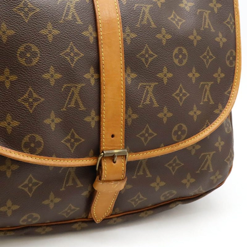 Louis Vuitton Monogram Saumur 35 Shoulder Messenger Bag M42254 - Barde - Image 9