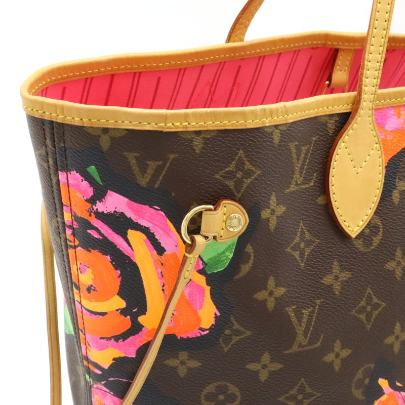Louis Vuitton Monogram Rose Neverfull MM Tote Bag M48613 - Barde - Image 7