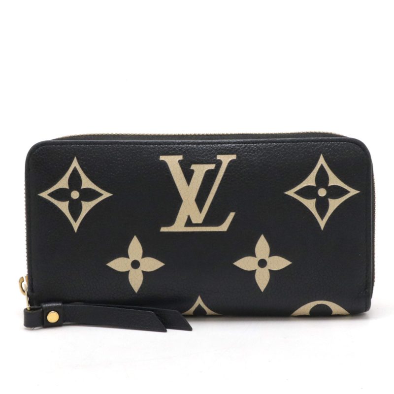Louis Vuitton Bicolor Monogram Empreinte Leather Zippy Wallet M80481 - Barde