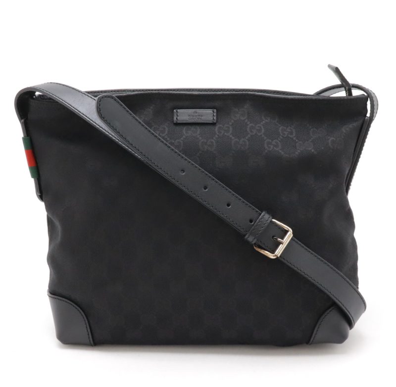 Gucci GG Canvas Leather Shoulder Bag 337598 - Barde