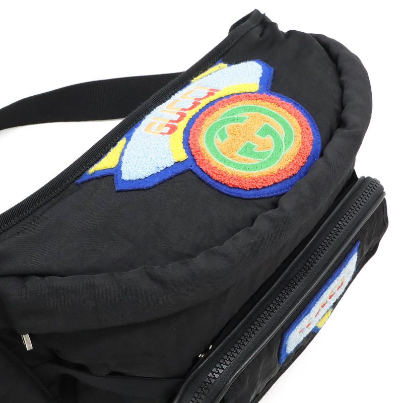 Gucci Nylon Terry Cloth Patch Waist Bag Backpack 536842 - Barde - Image 5