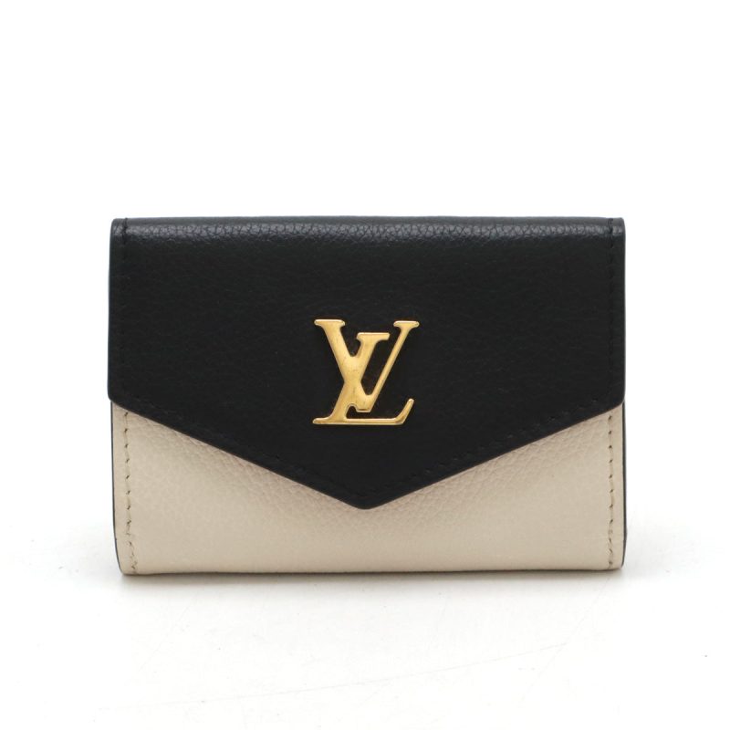 Louis Vuitton Leather Portefeuille Lockmini Trifold Wallet M80984 - Barde