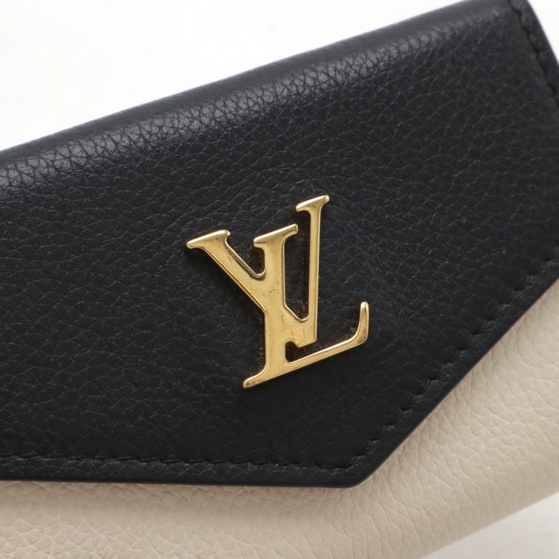 Louis Vuitton Leather Portefeuille Lockmini Trifold Wallet M80984 - Barde - Image 4