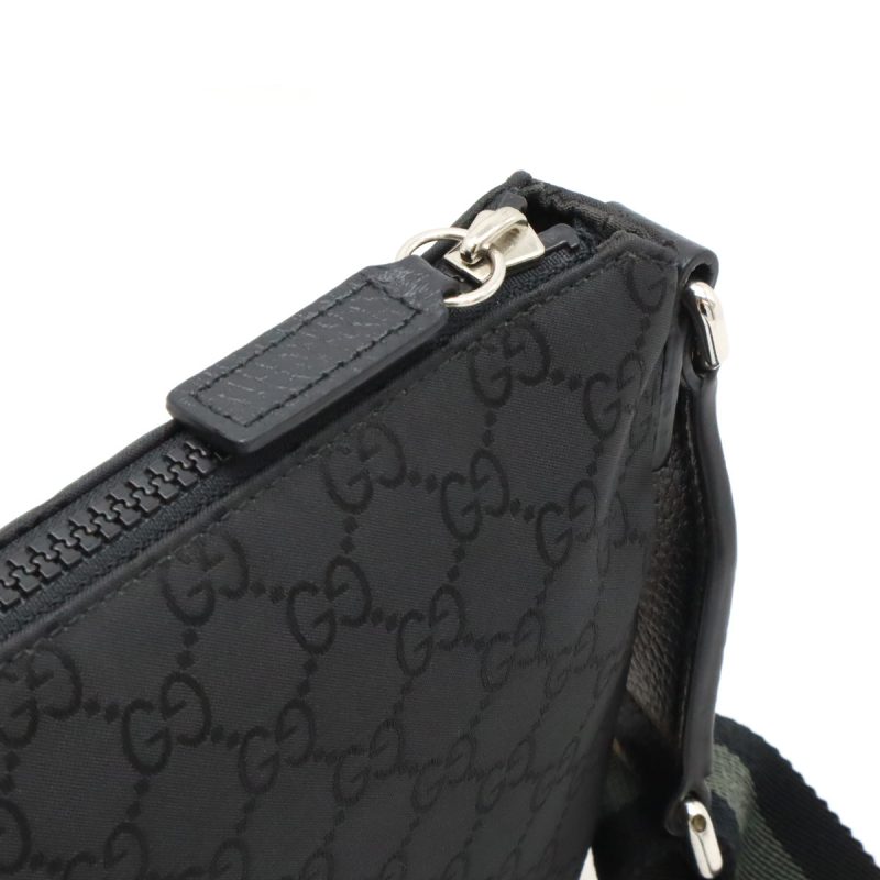 Gucci Nylon Leather Shoulder Bag 449183 - Barde - Image 4