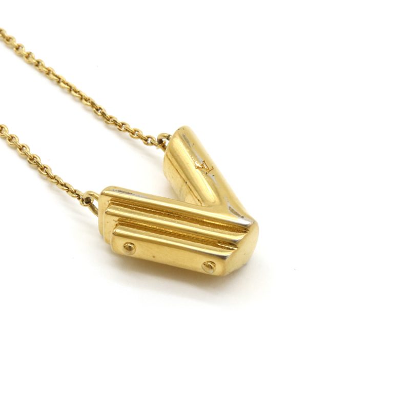 Louis Vuitton LV&ME V Initial Alphabet Pendant Necklace M61077 - Barde - Image 3