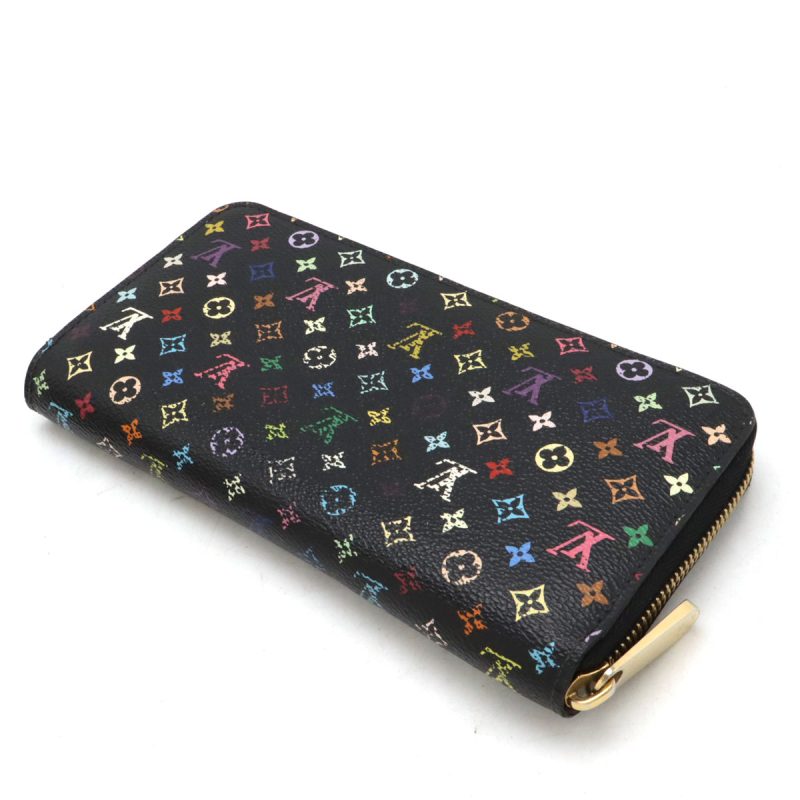 Louis Vuitton Monogram Multicolor Zippy Wallet Black - Barde - Image 2