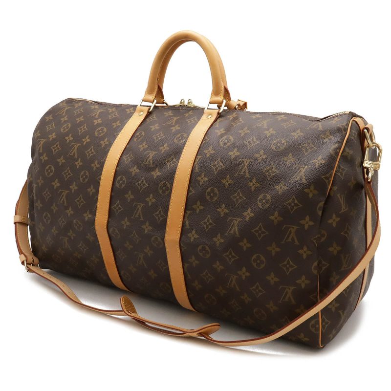 Louis Vuitton Monogram Keepall Bandouliere 55 Travel Bag M41414 - Barde - Image 2