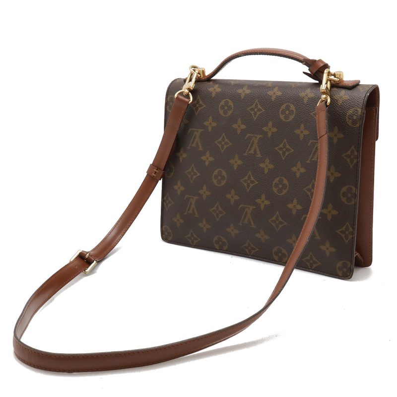 Louis Vuitton Monogram Monceau 26 Clutch Handbag M51187 - Barde - Image 2