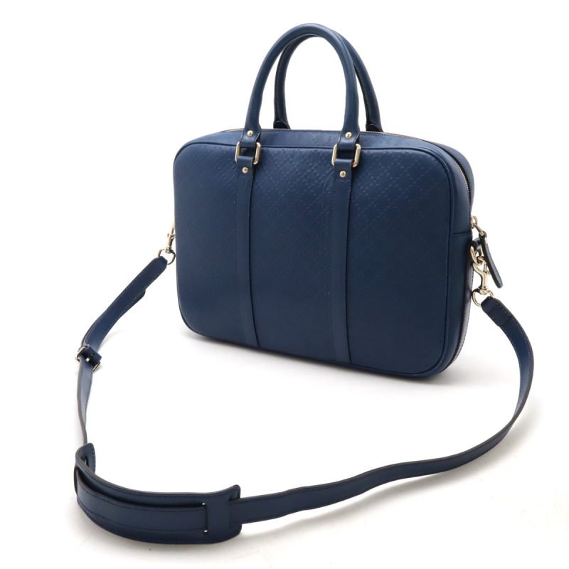 Gucci Diamante Leather Business Bag Briefcase 2WAY - Barde - Image 2