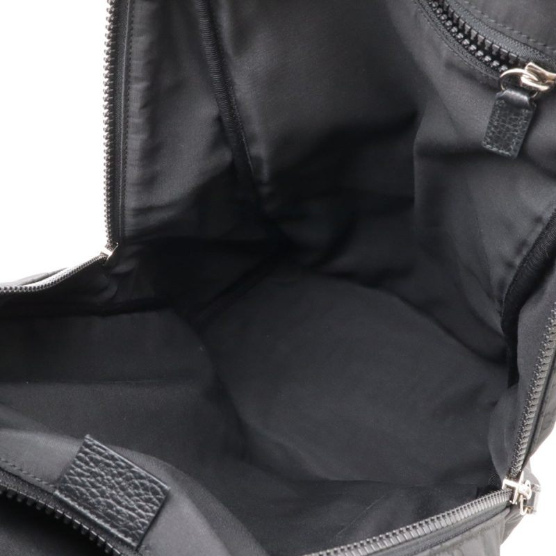 Gucci Nylon Leather Backpack Black - Barde - Image 7
