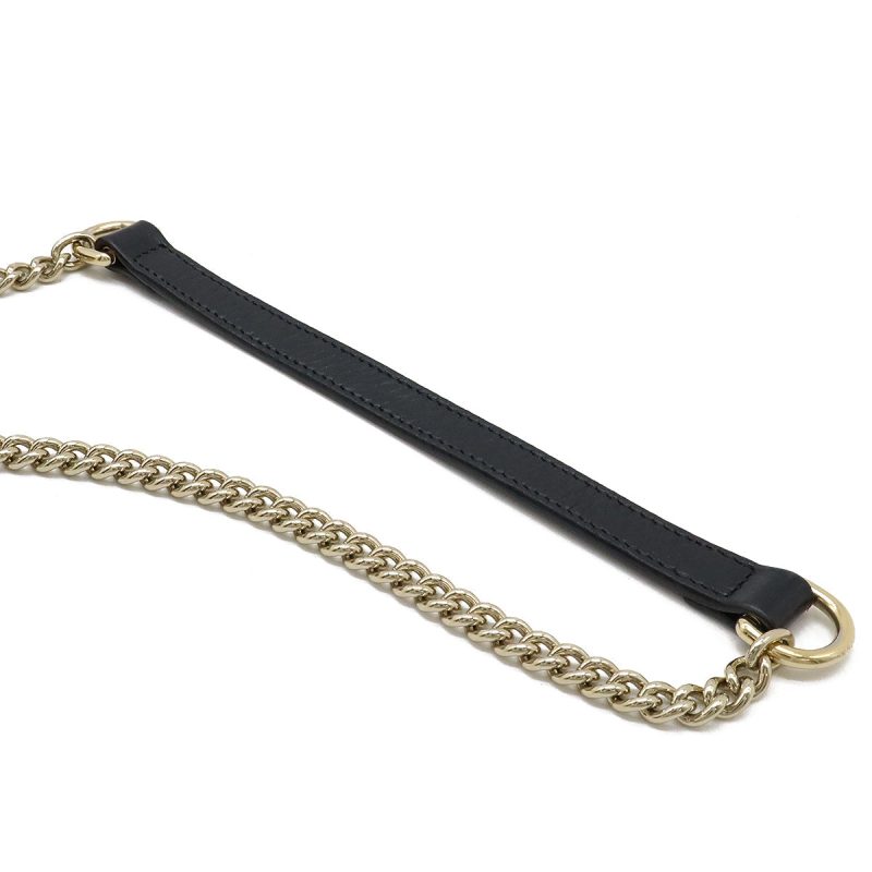 Gucci Leather Interlocking G Chain Shoulder Bag - Barde - Image 5